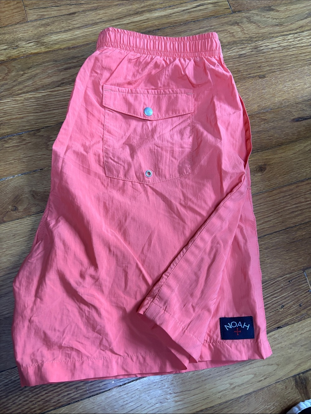 Noah Mens Coral Orange Swim Shorts
